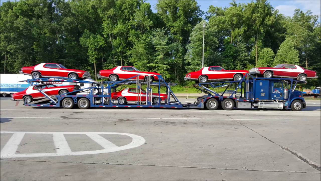 Starsky & Hutch Cars on my 18 wheeler Car Carrier YouTube