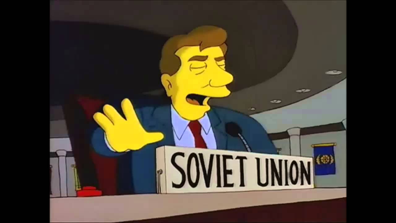 Los Simpsons Unión Soviética YouTube