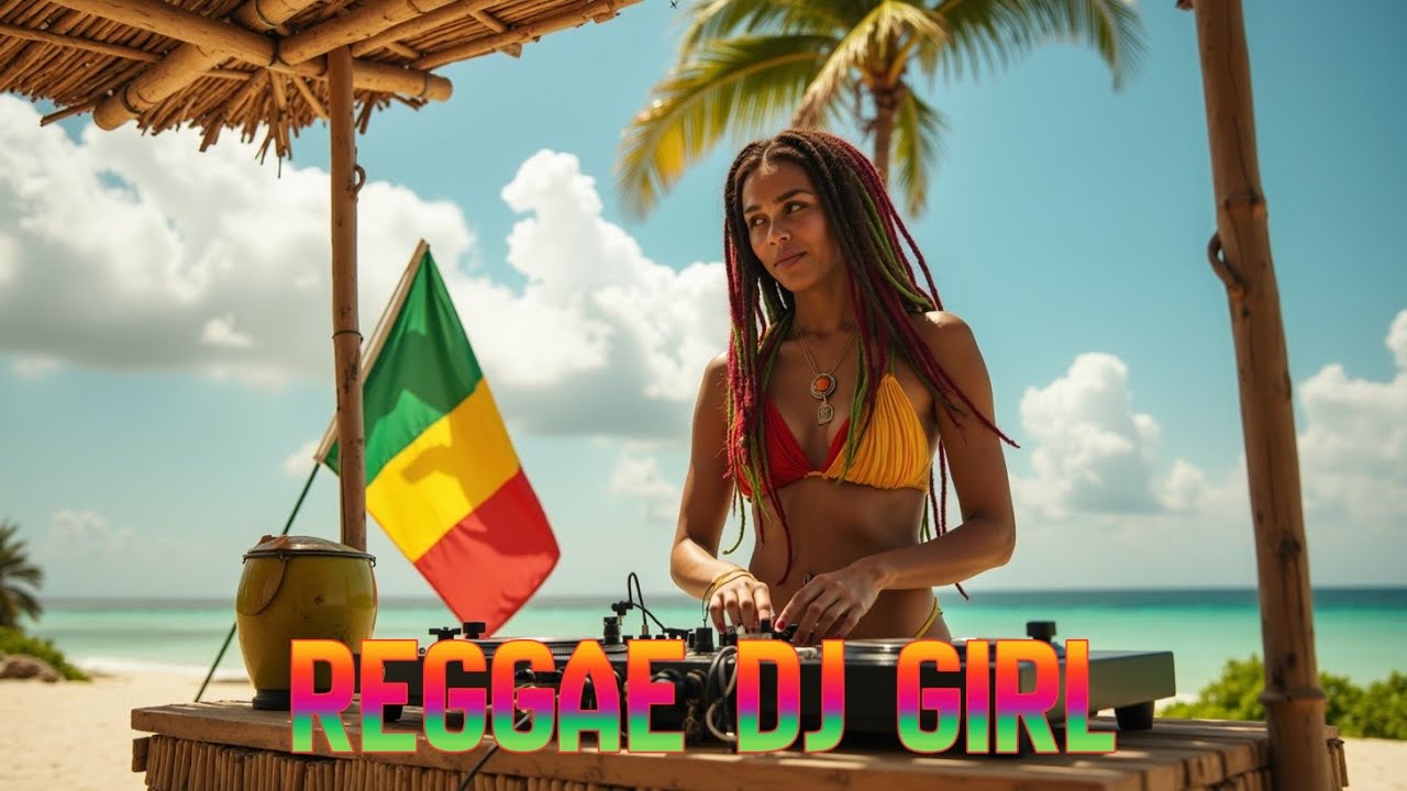 Островная Девушка-Диджей: Мастер Тропических Регги-Битов | Естественная Красота и Летние Вибрации