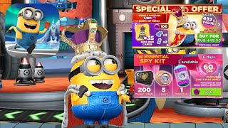 Minion rush King bob Special Promotion offer game #minions screenshot 3