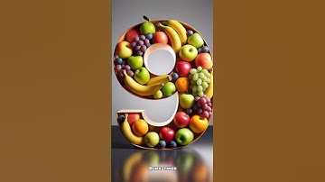 9 to 0 Fruit Countdown | Bright & Fun Timer #countdown #timer #shorts #fruits #10seconds