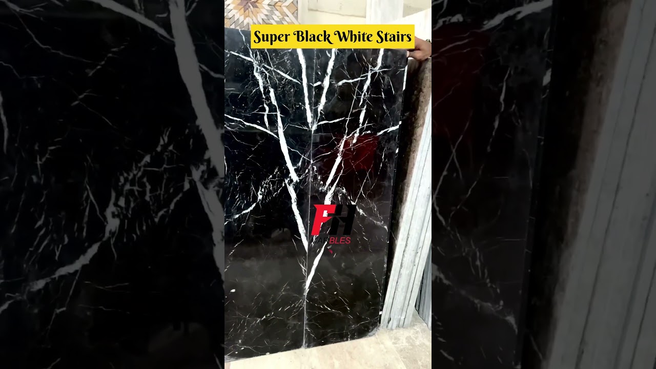 Super Black White Stairs