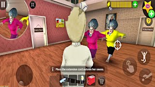 New Update Scary Teacher 3D Play as Ice Scream and Troll Miss T and Her Sisters Gameplay screenshot 3