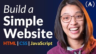 Build a Simple Website with HTML, CSS, JavaScript - Course for Beginners