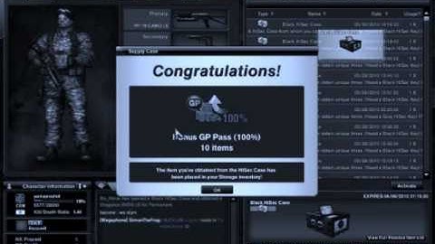 Combat arms-Open 4 Black Hisec Cases