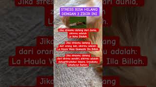 STRESS BISA HILANG DENGAN 3 ZIKIR INI #shorts #quotes #zikir