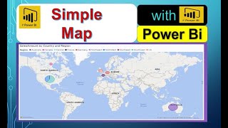 How To Create Simple Map With Power Bi