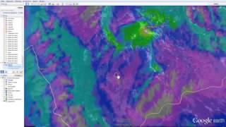 SPLAT! + Google Earth map propagation coverage example Repeater UR0WUA