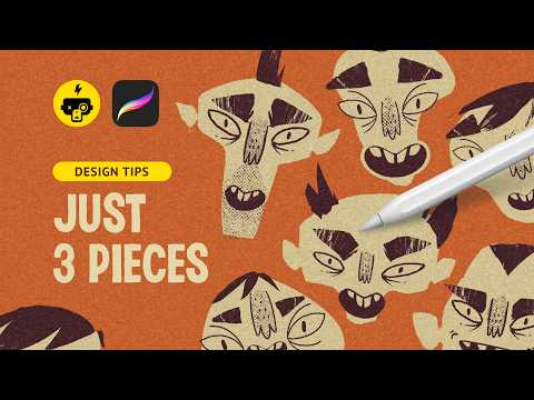 The Laziest Way to Design Characters in Procreate (Part 1)