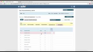 Marking Assignments Late or Incomplete in Echo
