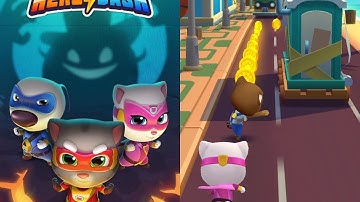 Talking Tom Hero Dash Walkthrough Gameplay Ep 3 - Super Tom (iOS, Android)