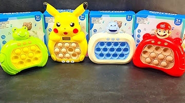 Satisfying ASMR with Playing Push Game Pop It Eletrônico Fidget Toy No Talking