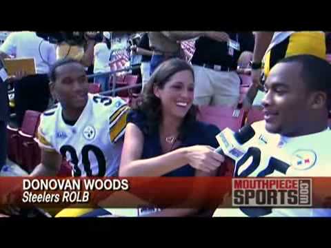 At Super Bowl XLIII Media Day Sarah Spain asks Steelers and Cardinals the toughest question of the day: Who to hug and who to tackle...