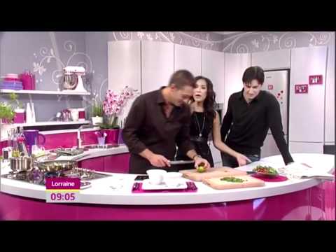 Richard Armitage Cooking Sept 17, 2010 on Lorraine