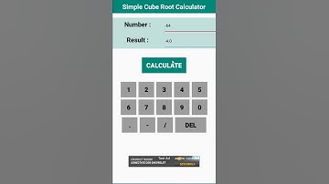 Cube Root Calculator App