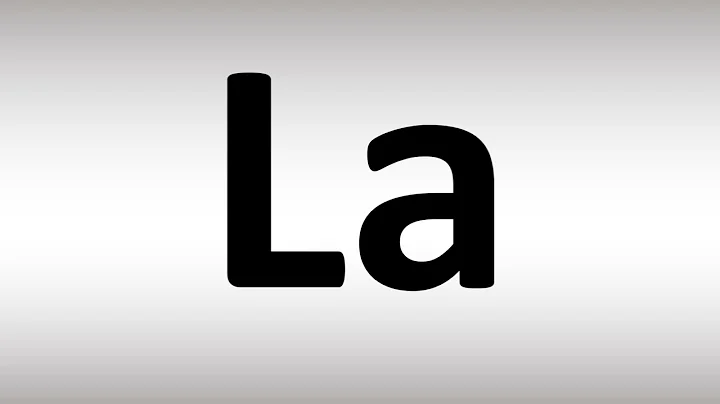 How to Pronounce LA