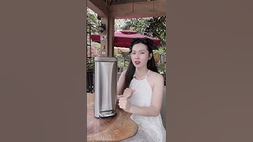 Thùng rác inox nhỏ gọn 8 lít sang trọng
