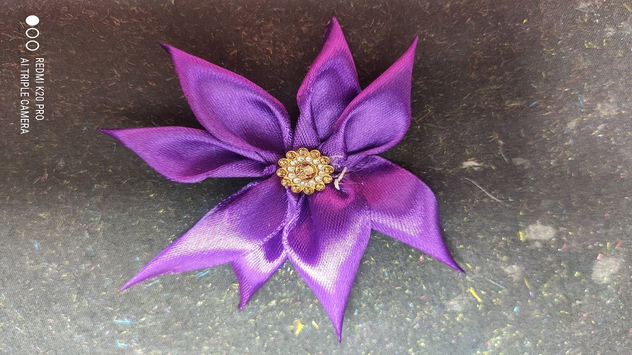 Amazing Ribbon ArtEasy DIY Ribbon FlowersHand Embroidery Ribbon Work