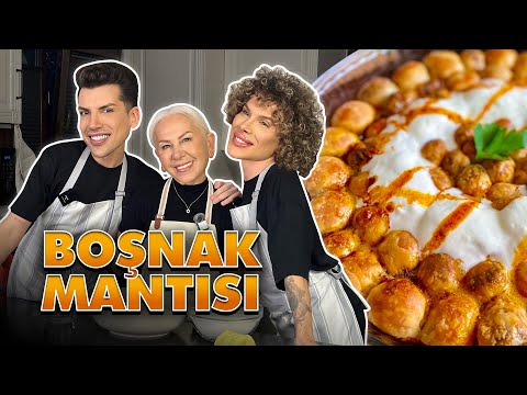 SAMET VE ANNESİ İLE BOŞNAK MANTISI YAPTIK🧑‍🍳