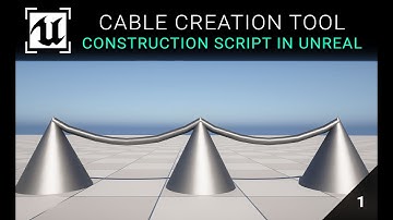 Unreal 5 - Cable/Wires/Rope Tool With Construction Script