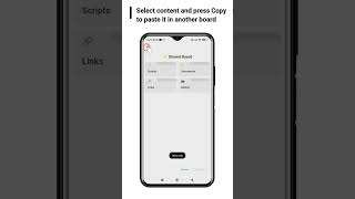 How to Copy Content from a Shared Board Android | Boards App