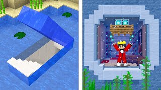 How To Build A Modern Underwater Secret Base in Minecraft