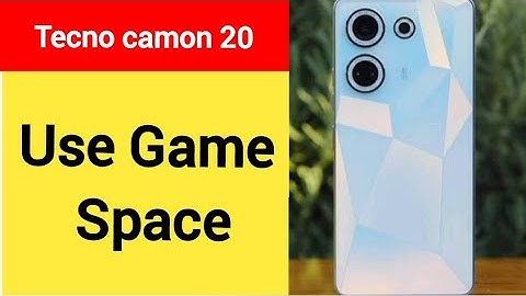 How to use game space, Tecno camon 20 me game turbo on kaise kare