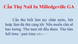 Can Tho Nail In Milledgeville GA