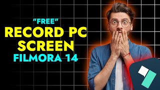 Filmora 14 How To Record Using Filmora 14 Screen Recorder Tutorial For Beginners..