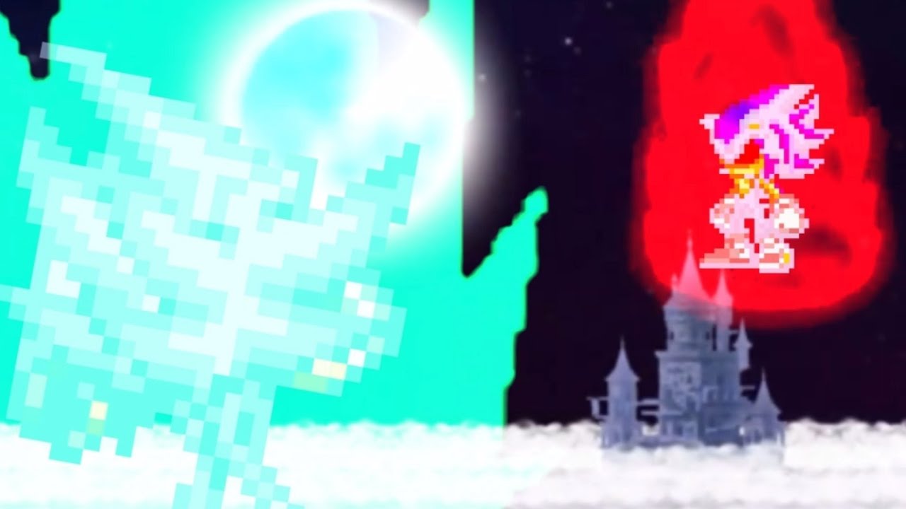 [Whatif] Hyper Sonic VS Hyper Overdrive Seelkadoom (sprite animation