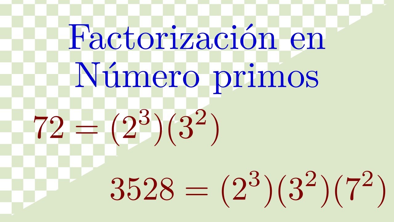 Factorizar Numeros