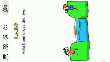 Brain Out Level 35 || Help Them Cross The River.