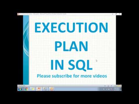 Video: Vad är den faktiska exekveringsplanen i SQL Server?