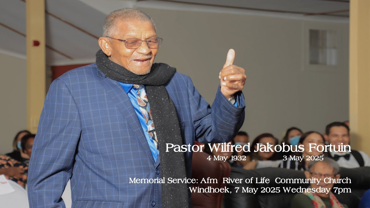 William Fortuin Memorial Service of Pastor Wilfred Jakobus Fortuin 7 May 2025. - YouTube