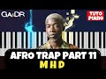 Mking kong afro trap part 11 piano cover tutoriel karaoke   gadr piano tuto 