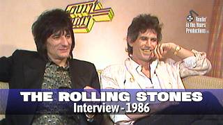 The Rolling Stones • Keith Richards and Ronnie Wood • Interview • 1986 [RITY Archive]