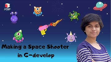 Making a Space Shooter Game in G Develop | Coding for Kids | Coding Blocks Junior