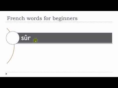 Learn French with Vincent # Words for beginners and intermediate #14