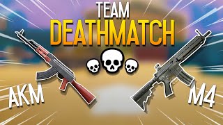 M416 Vs Akm In Team Deathmatch  Pubg Gameplay