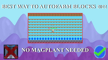 GROWTOPIA | Best Way To Autofarm Blocks 2022 WITHOUT MAGPLANT