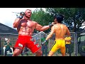 BRUCE LEE vs BROCK LESNAR | UFC 4 | BACKYARD FIGHT