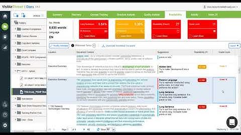 VT Docs: Is your Content Readable with single tone of Voice? | VisibleThread Demos