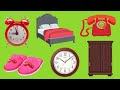 Bedroom Furniture | English Vocabulary | Learn Thing in the Bedroom with Pictures