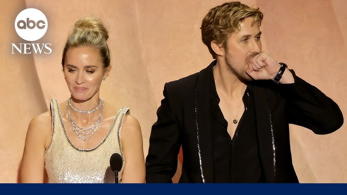 Oscars 2024 Ryan Gosling And Emily Blunt Exchange Playful Barbs At The Academy Awards