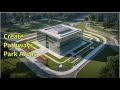 Lecture 15 ⛲How to Create Pathway and Park Area in Dialux Evo 🏞️