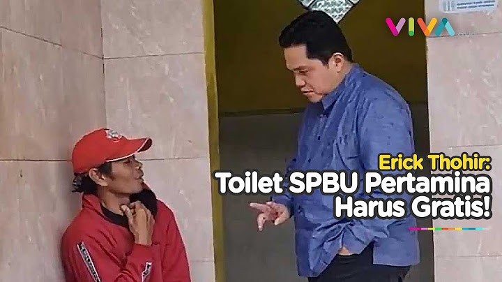 Toilet SPBU Pertamina Dibisniskan, Ini Kata Erick Thohir