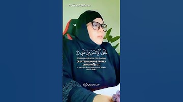 AL-'ALAQ 1-5 | سورة العلق | DR HANIAH SALWANA #alalaq #tajwid #haniahsalwana #تجويد #سورة_العلق