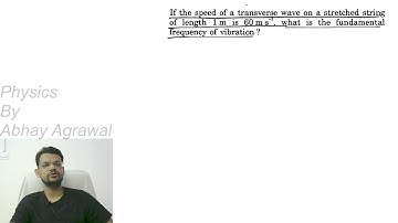 question 34 Exercise string waves chapter 15 HC verma