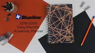 2019-2020 Interior LINES Academic daily Planners - Agendas académiques quotidiens