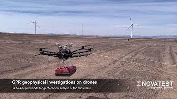 GPR geophysical investigations on drones - CHILE